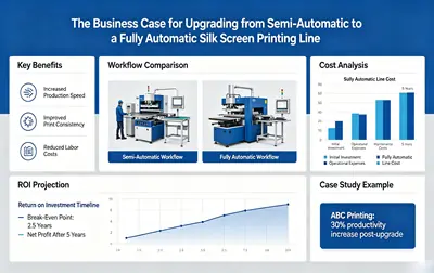 The Business Case for Upgrading from Semi-Automatic to a Fully Automatic Silk Screen Printing Line