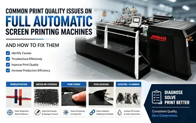 Common Print Quality Issues on Full Automatic Screen Printing Machines and How to Fix Them